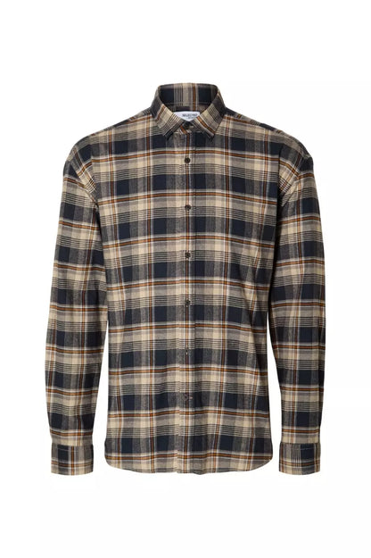 Selected Homme Camisa Hombre Cuadros Franela Regowen Who Killed Bambi?