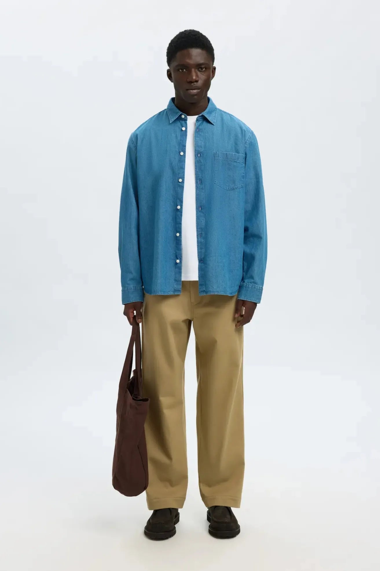 Selected Homme Camisa Hombre Vaquera Who killed Bambi?