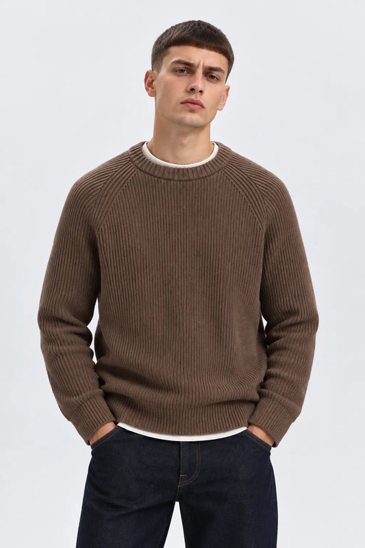 Selected Homme Jersey Hombre Braun Marrón Who killed Bambi?