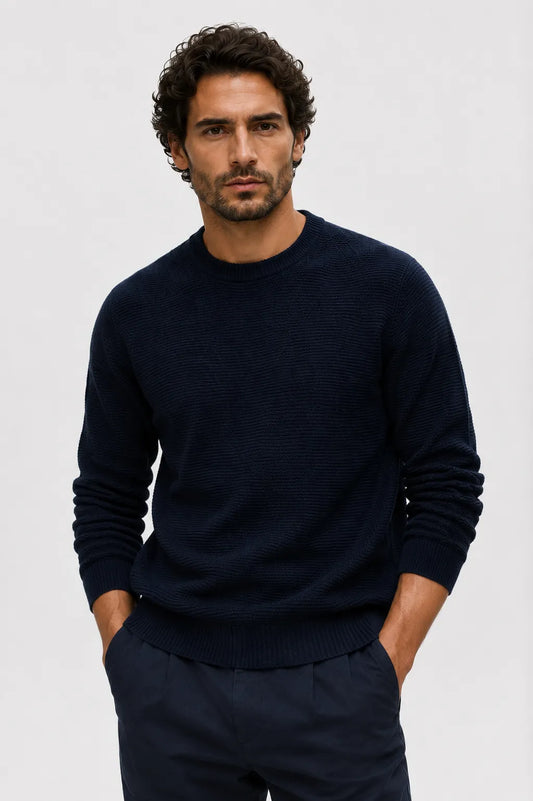 Selected Homme Jersey Hombre SLHROSS Azul Who killed Bambi?