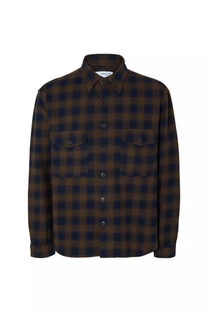 Selected Homme Sobrecamisa Hombre Cuadros Mason Who Killed Bambi?