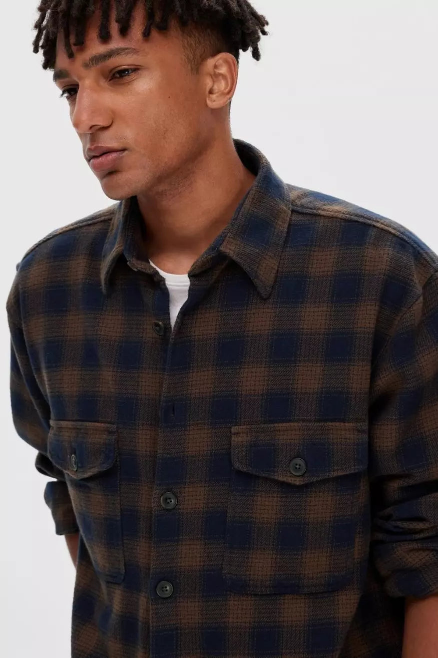 Selected Homme Sobrecamisa Hombre Cuadros Mason Who Killed Bambi?