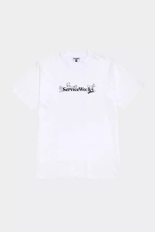 Service Works Camiseta Hombre Chase Blanca Who killed Bambi?