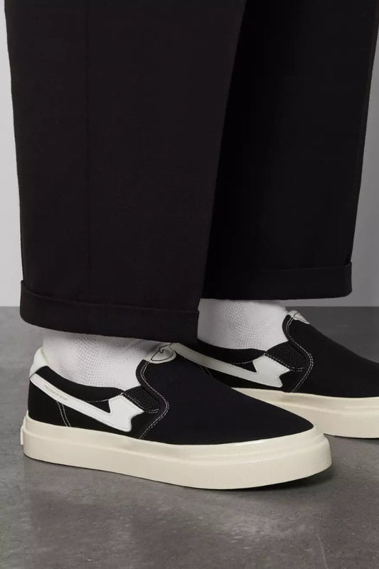 Stepney Workers Club Zapatillas Lister S-Strike Canvas Hombre Black-White Who killed Bambi?