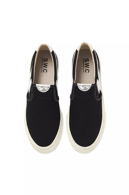 Stepney Workers Club Zapatillas Lister S-Strike Canvas Hombre Black-White Who Killed Bambi?