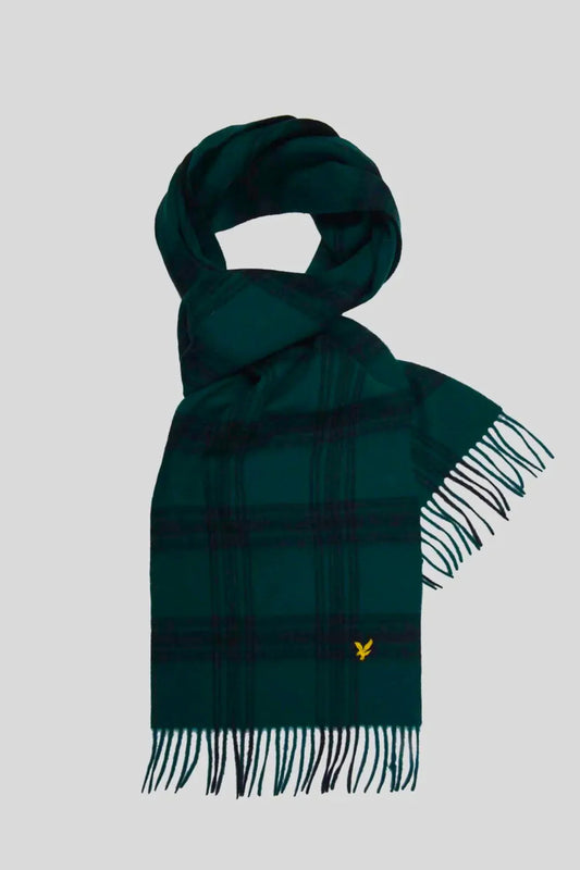 Lyle and Scott Bufanda Lana Hombre Cuadros