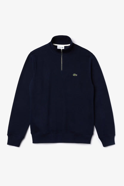 Lacoste Jersey Hombre Quarter Zip Azul