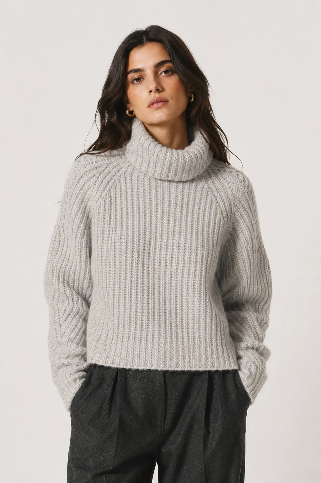 The Korner Jersey Mujer Cuello Vuelto Gris Who killed Bambi?