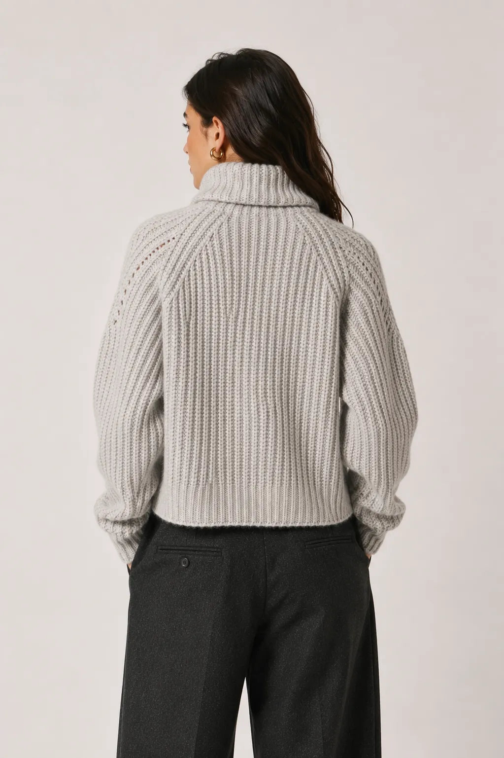 The Korner Jersey Mujer Cuello Vuelto Gris Who killed Bambi?