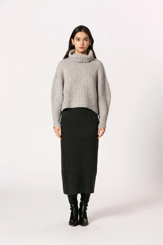 The Korner Jersey Mujer Cuello Vuelto Gris Who killed Bambi?