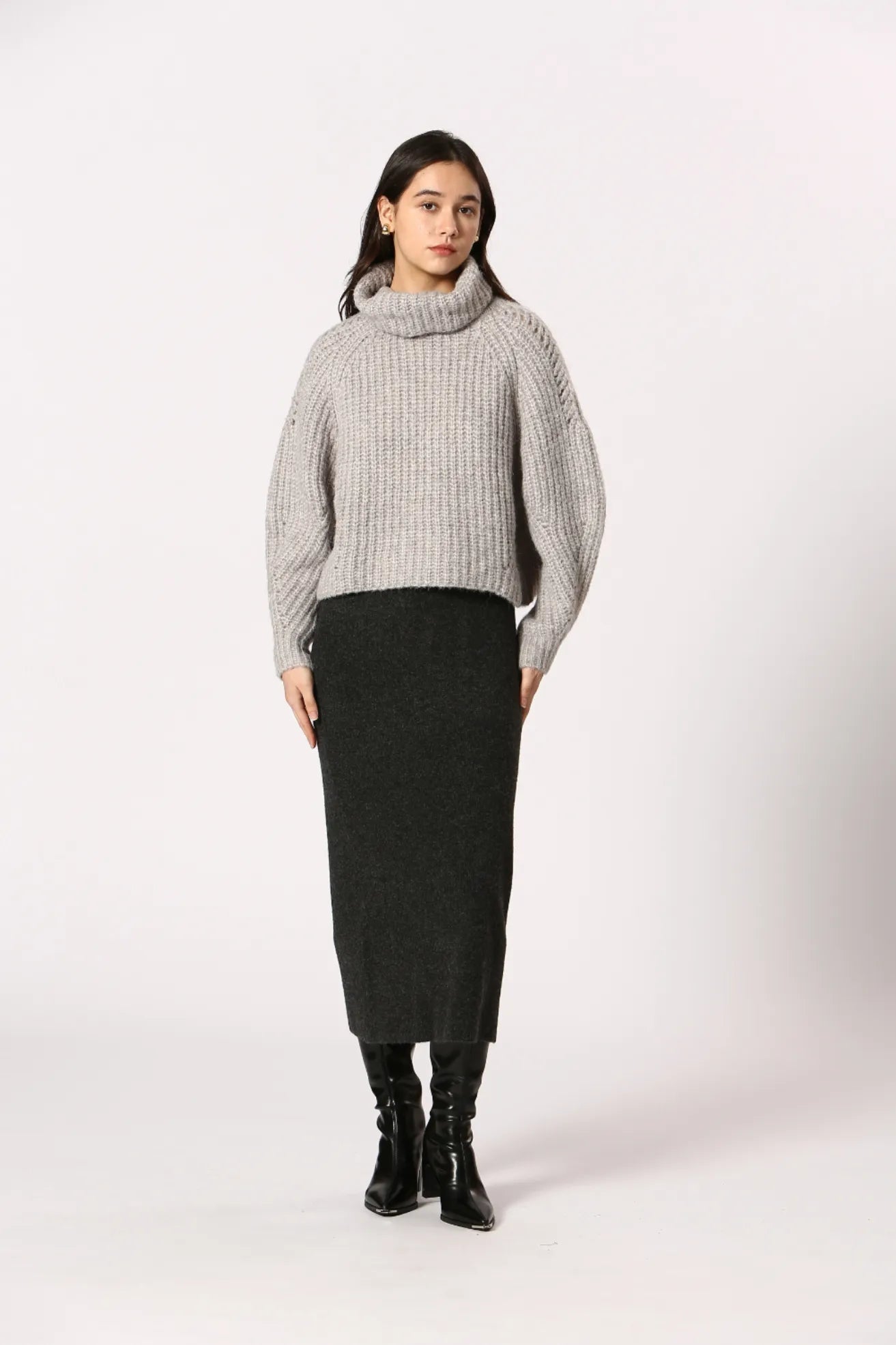 The Korner Jersey Mujer Cuello Vuelto Gris Who killed Bambi?