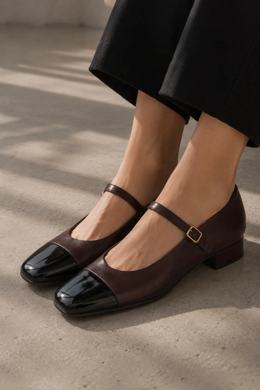 Vagabond Zapatos Bailarinas Mary Jane Debbi Cherry / Black Who killed Bambi?