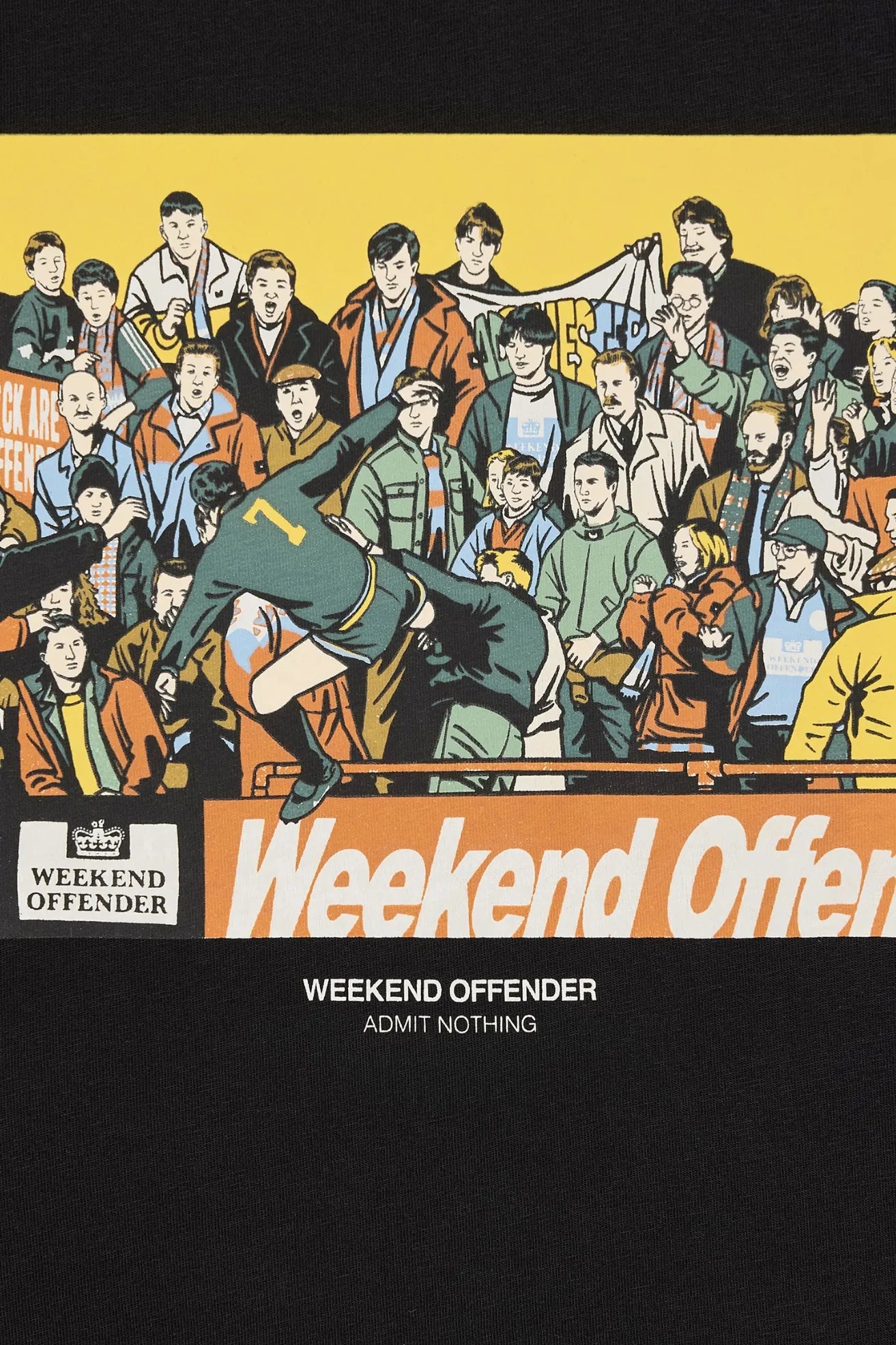 Weekend Offender Camiseta Hombre Cantona Patada Negra Who killed Bambi?