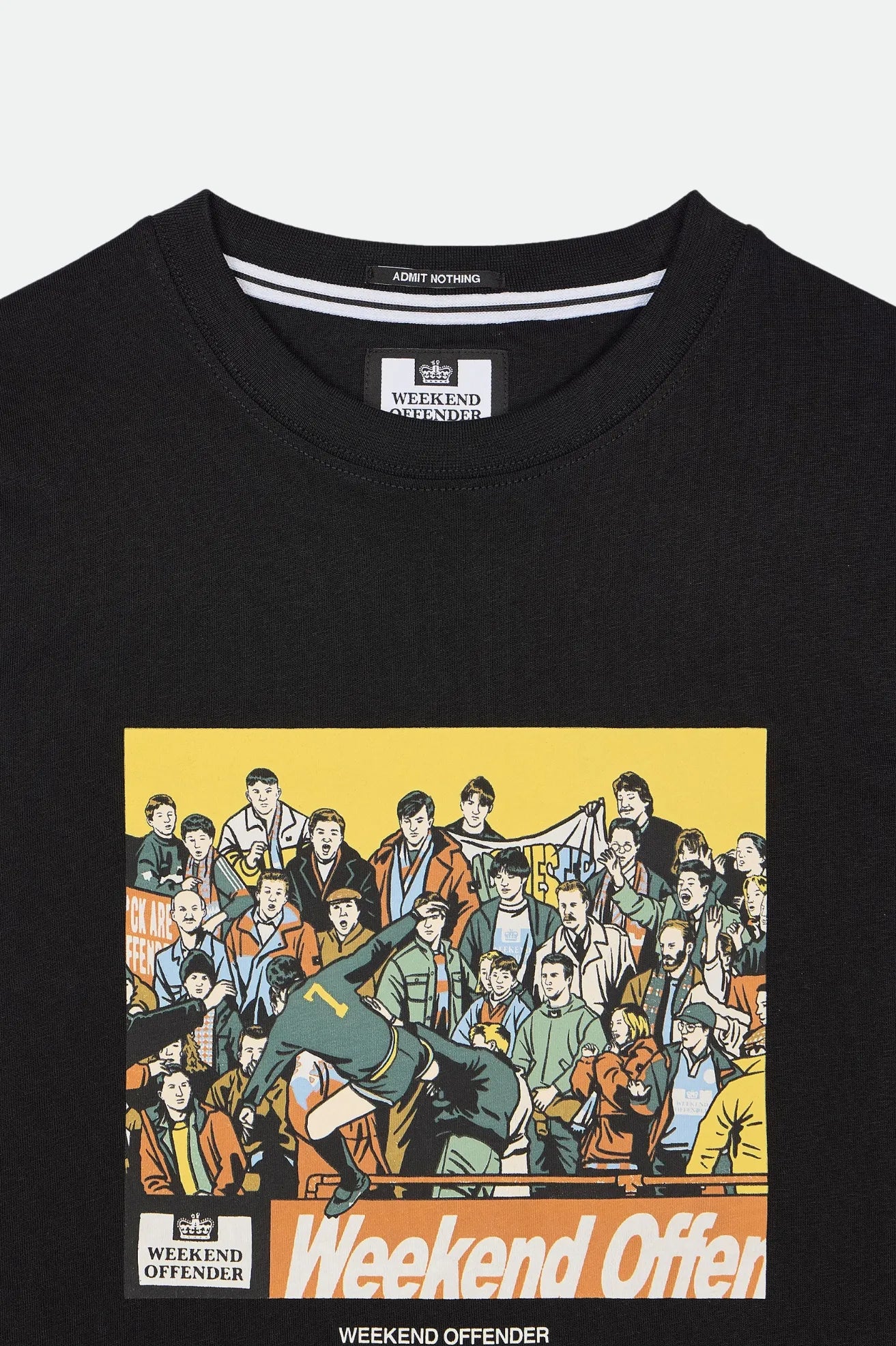 Weekend Offender Camiseta Hombre Cantona Patada Negra Who killed Bambi?