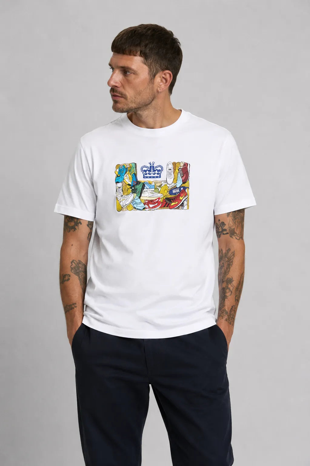 Weekend Offender Camiseta Hombre Darblay Blanca Who killed Bambi?