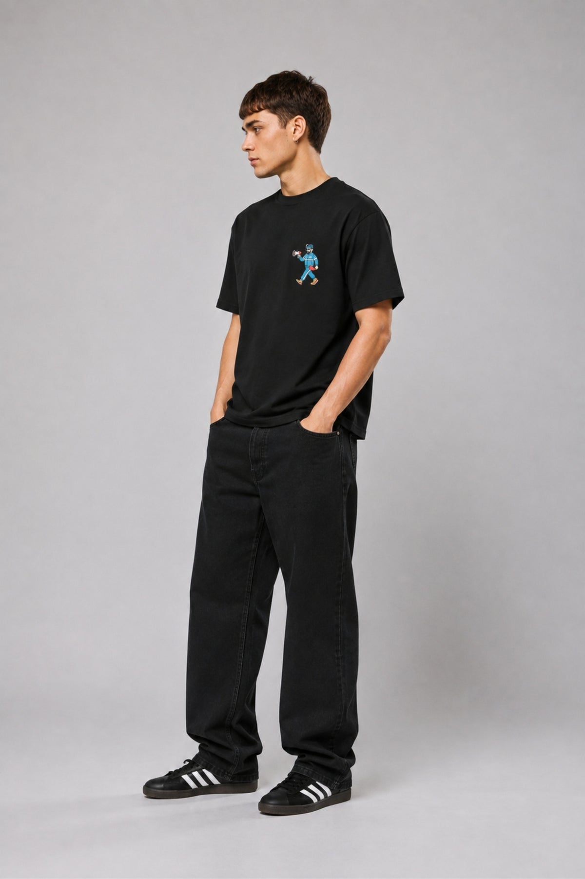 Weekend Offender Camiseta Hombre Delinquens Negra Who killed Bambi?