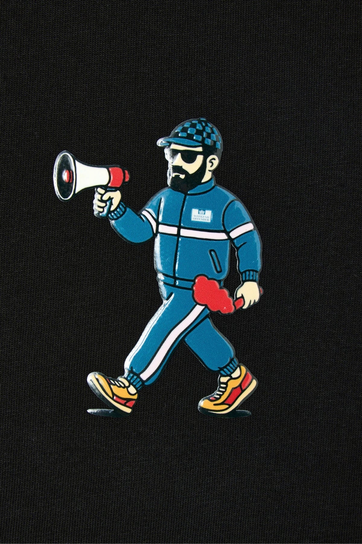 Weekend Offender Camiseta Hombre Delinquens Negra Who killed Bambi?