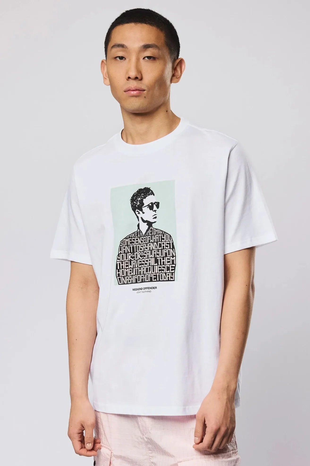 Weekend Offender Camiseta Hombre Noel Gallagher Blanca Who killed Bambi?