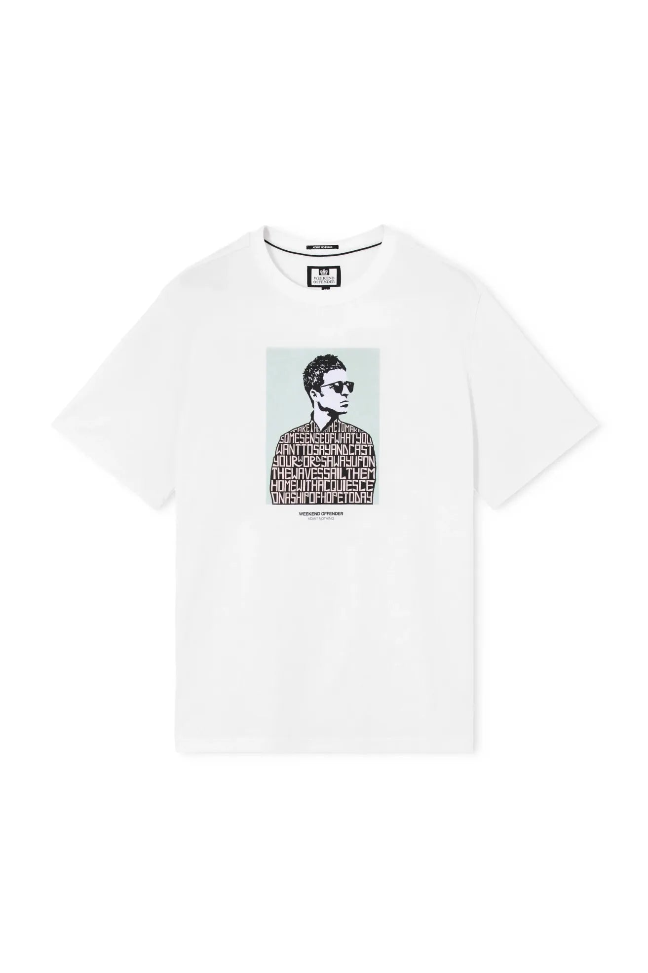 Weekend Offender Camiseta Hombre Noel Gallagher Blanca Who killed Bambi?