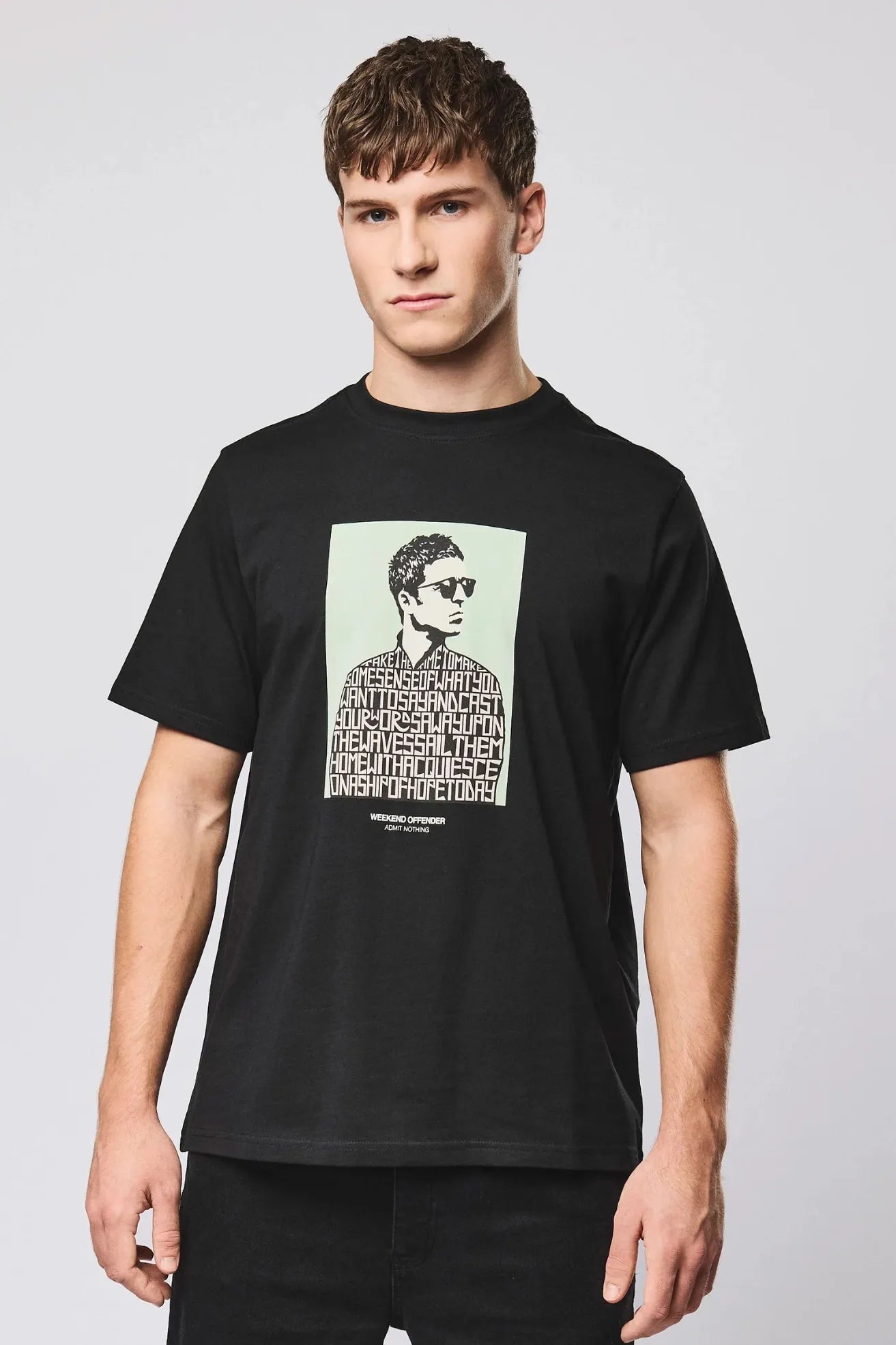 Weekend Offender Camiseta Hombre Noel Gallagher Negra Who killed Bambi?
