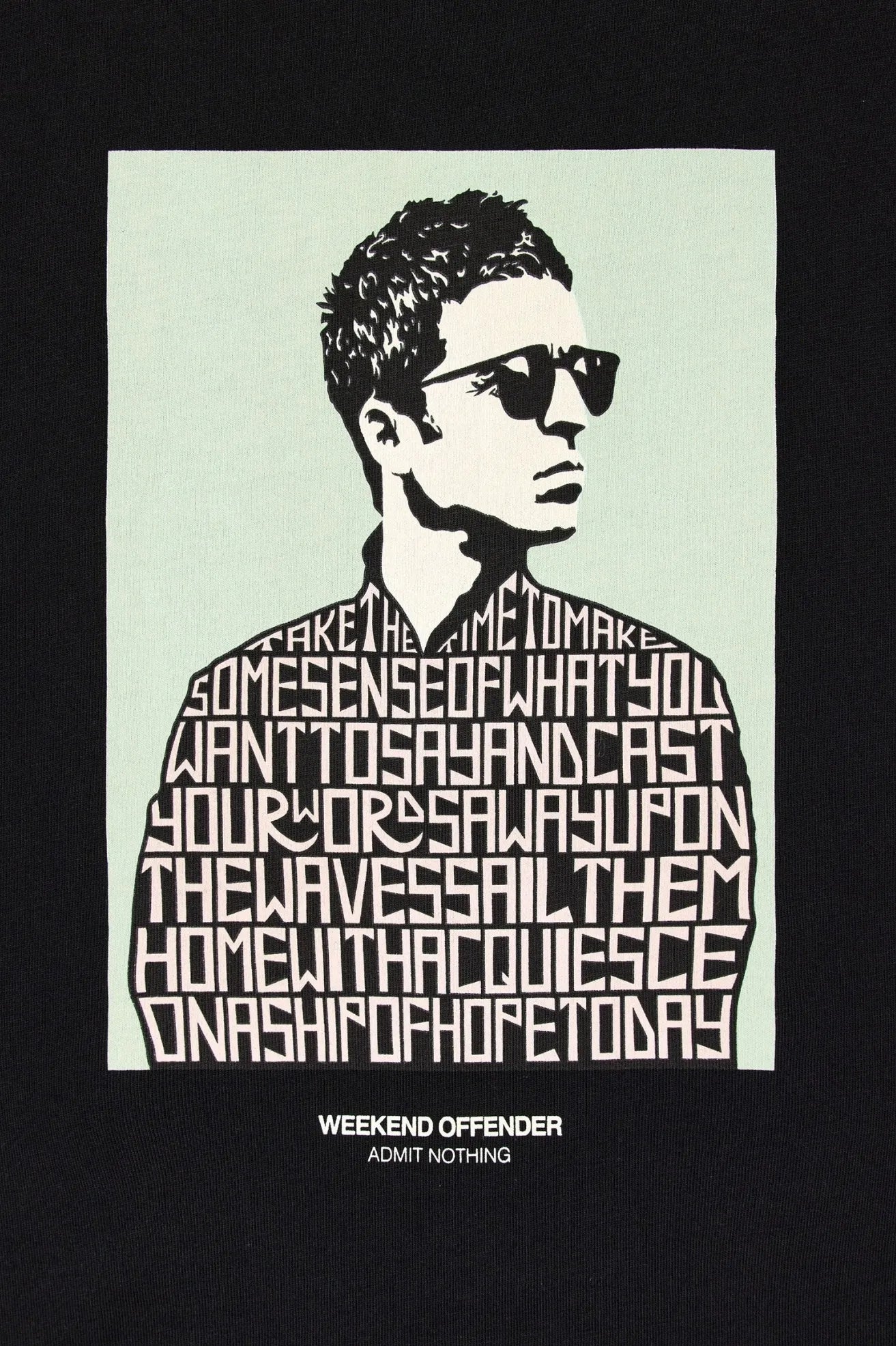 Weekend Offender Camiseta Hombre Noel Gallagher Negra Who killed Bambi?