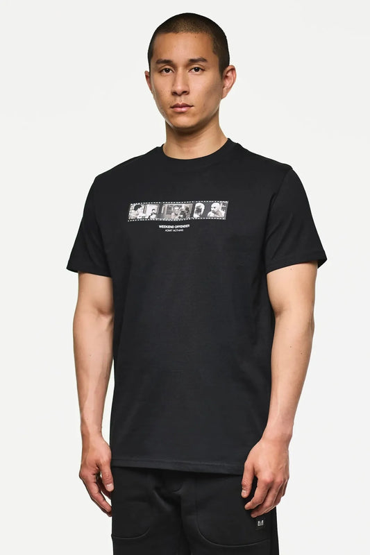 Weekend Offender Camiseta Hombre Reflection Negra Who killed Bambi?