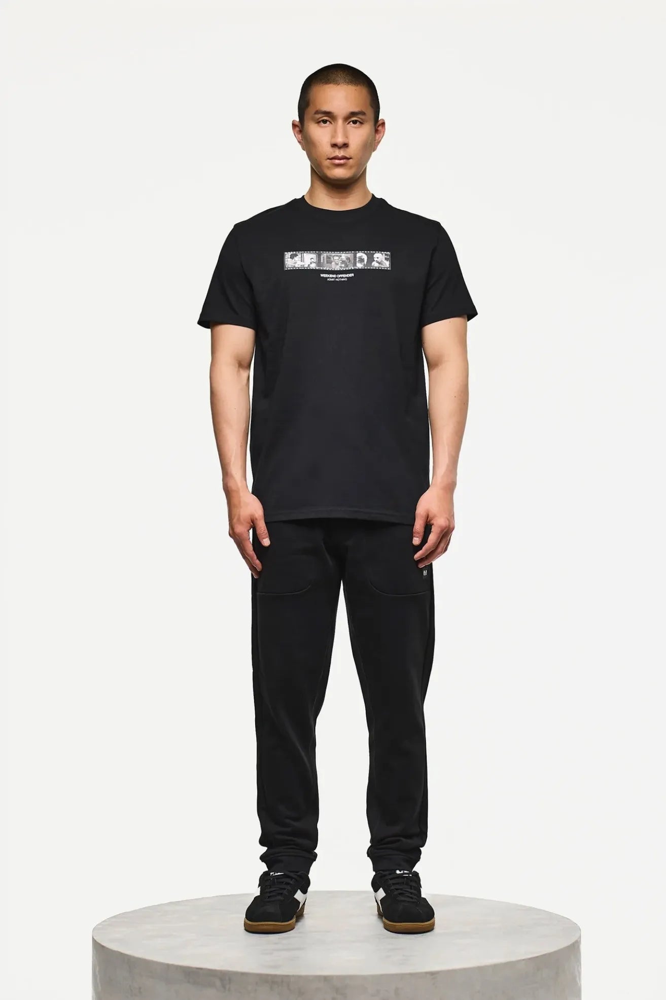 Weekend Offender Camiseta Hombre Reflection Negra Who killed Bambi?