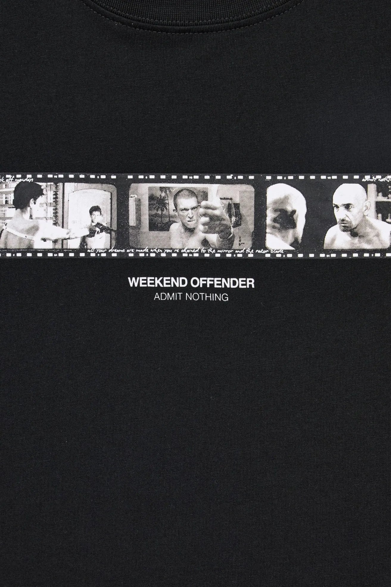 Weekend Offender Camiseta Hombre Reflection Negra Who killed Bambi?
