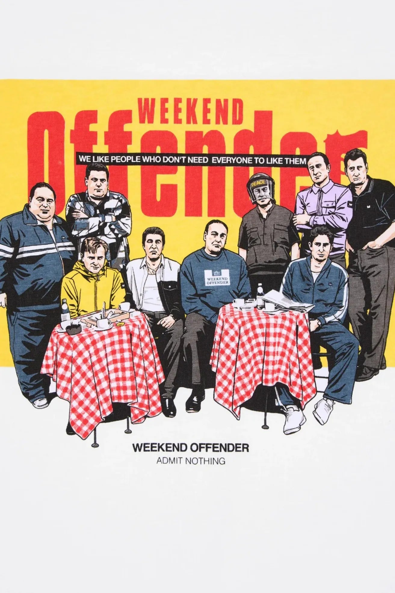 Weekend Offender Camiseta Hombre Sopranos Blanca Who killed Bambi?