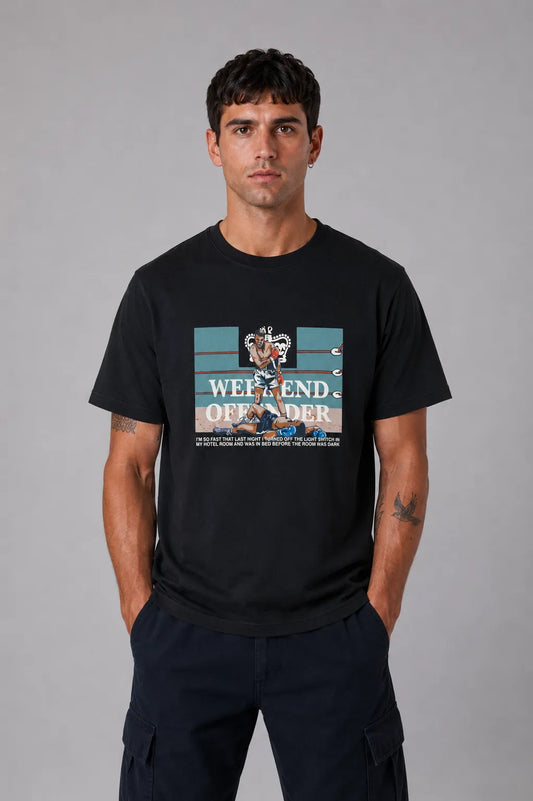 Weekend Offender Camiseta Hombre Summus Negra Who killed Bambi?
