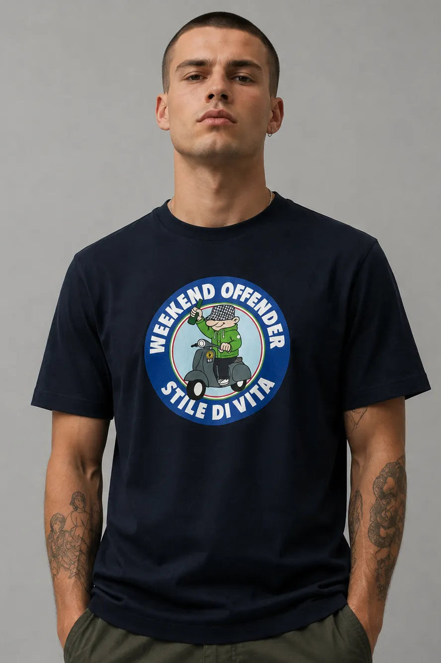 Weekend Offender Camiseta Hombre Vitae Azul Who killed Bambi?