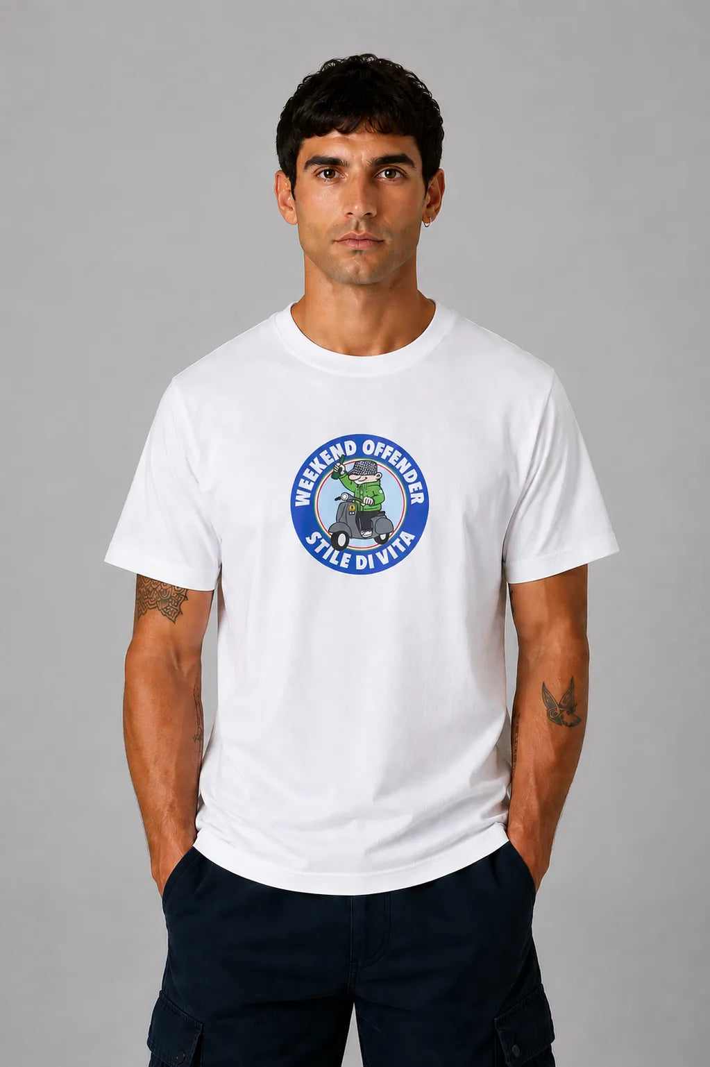 Weekend Offender Camiseta Hombre Vitae Blanca Who killed Bambi?