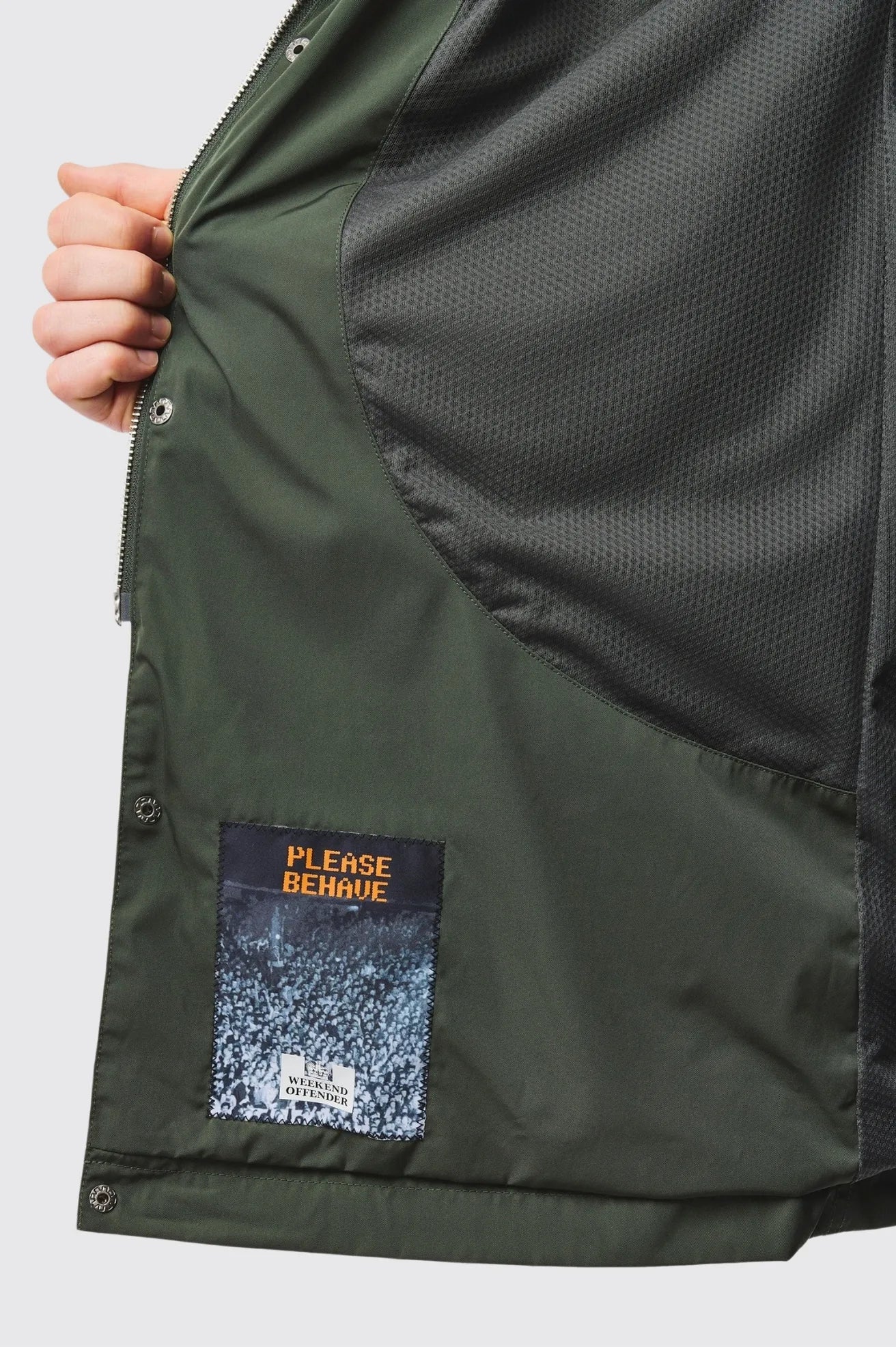 Weekend Offender Gabardina Hombre Avalon Verde Who killed Bambi?