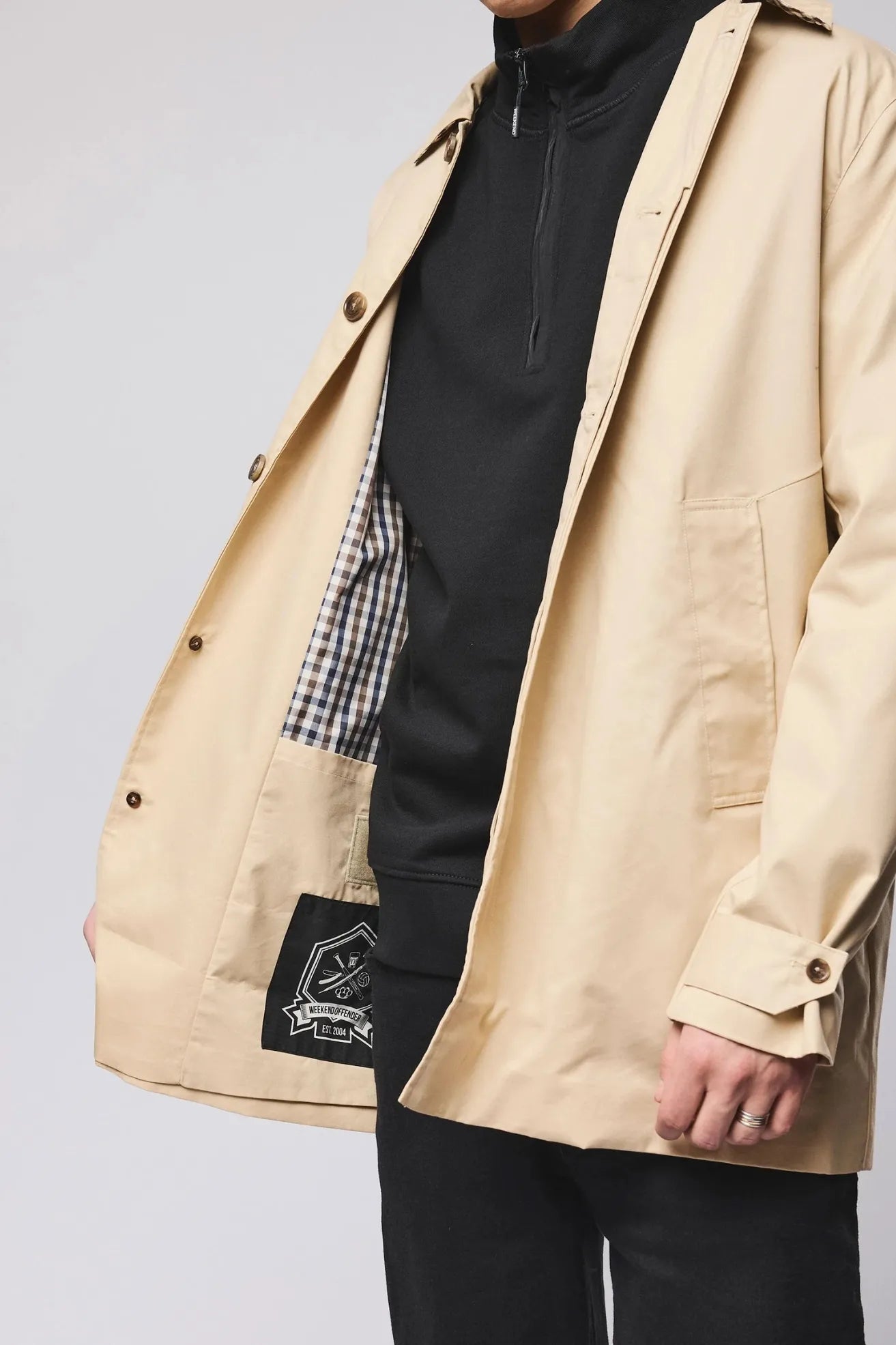 Weekend Offender Gabardina Hombre Whitehouse Beige Who killed Bambi?