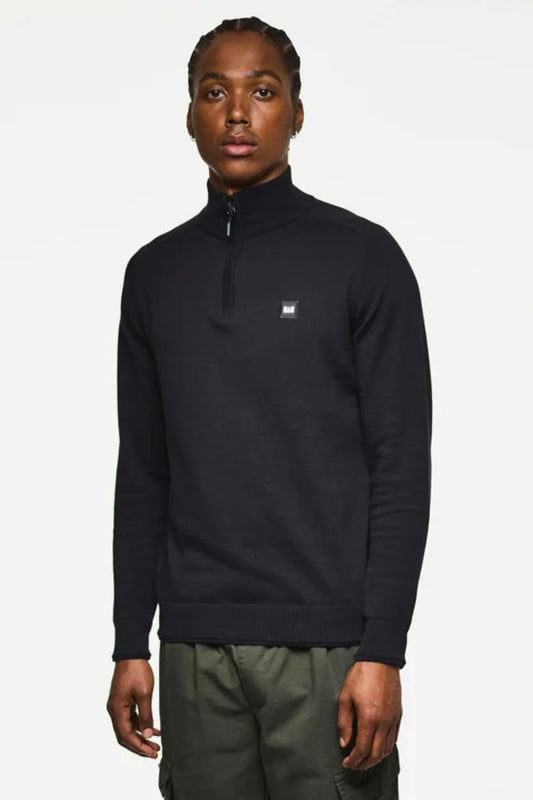 Weekend Offender Jersey Hombre Half Zip Pierre Negro Who killed Bambi?