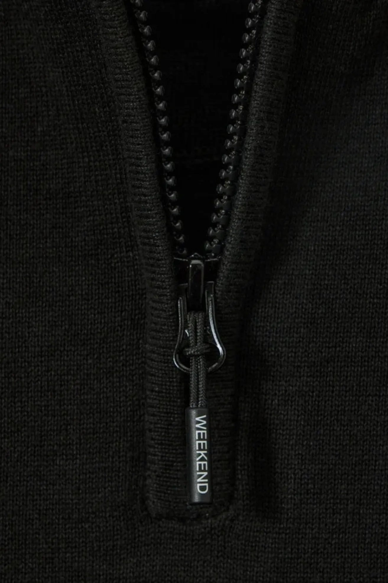 Weekend Offender Jersey Hombre Half Zip Pierre Negro Who killed Bambi?