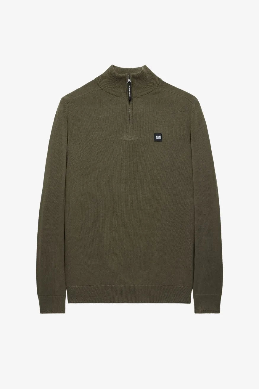 Weekend Offender Jersey Hombre Half Zip Pierre Verde Who killed Bambi?