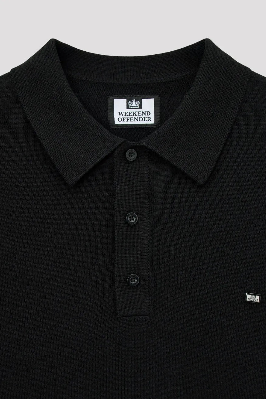 Weekend Offender Jersey Polo Hombre McNamara Negro Who killed Bambi?
