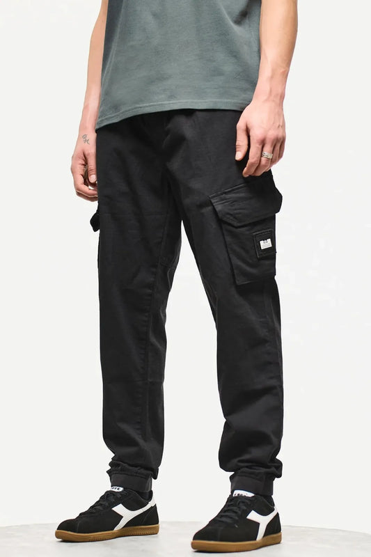 Weekend Offender Pantalón Hombre Cargo Pianemo Negro Who killed Bambi?