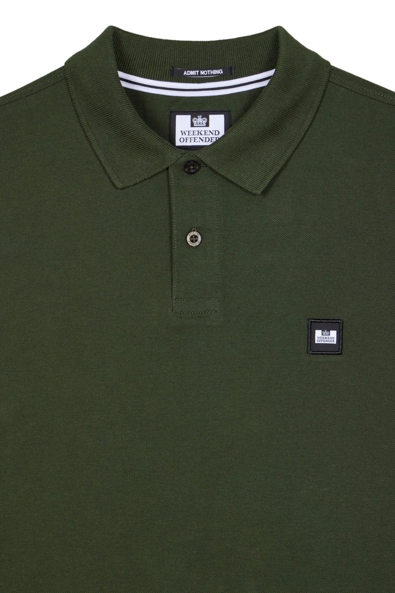 Weekend Offender Polo Hombre Manga Larga Dice Verde Who killed Bambi?