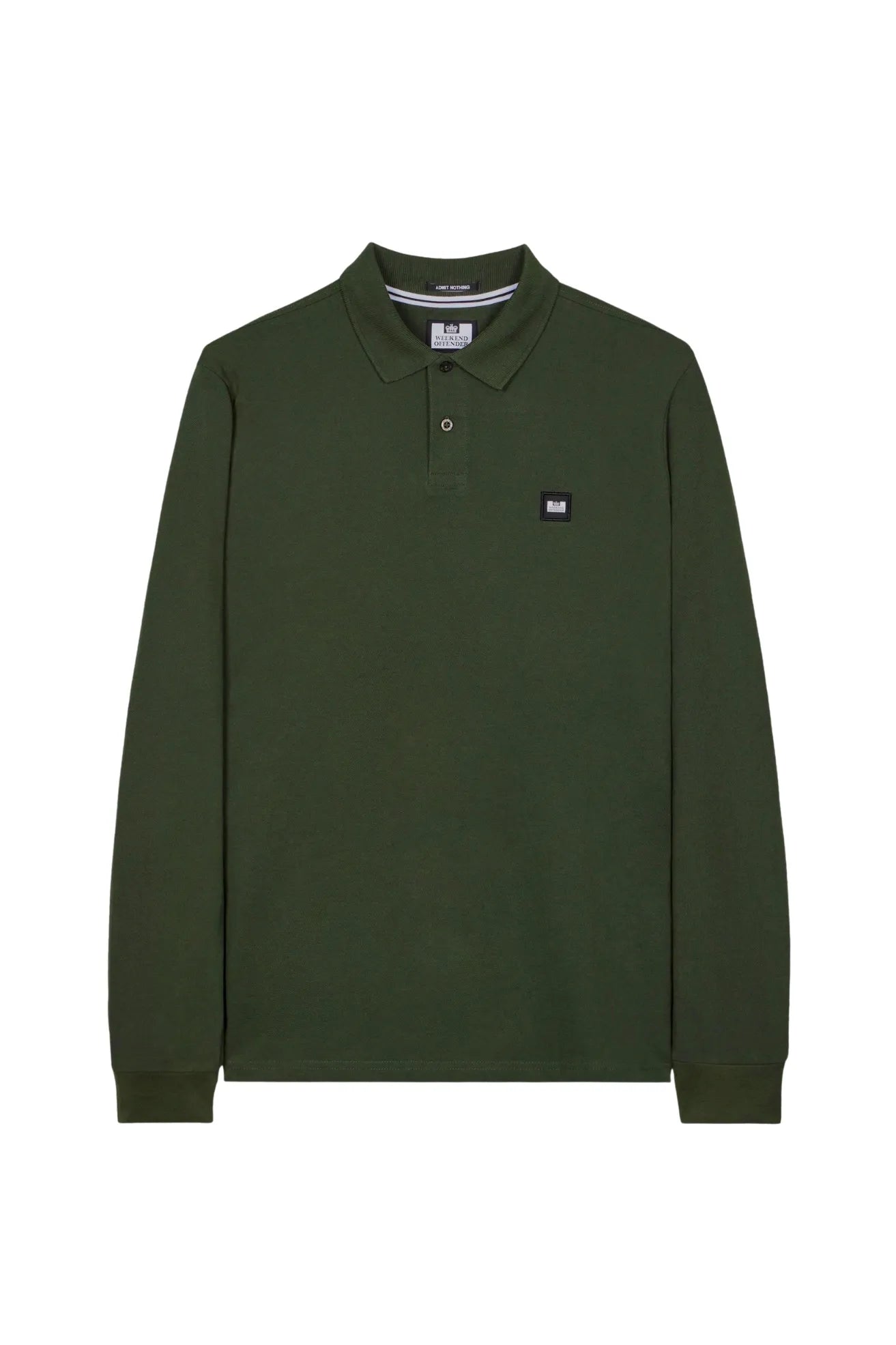Weekend Offender Polo Hombre Manga Larga Dice Verde Who killed Bambi?