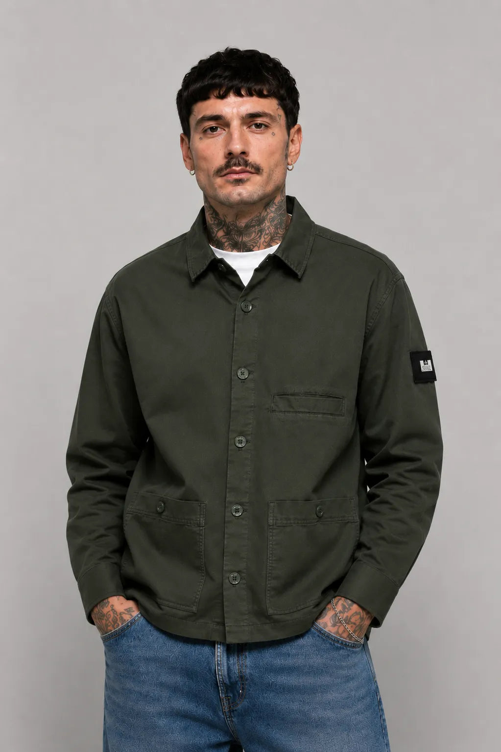 Weekend Offender Sobrecamisa Hombre Jerada Verde Who killed Bambi?
