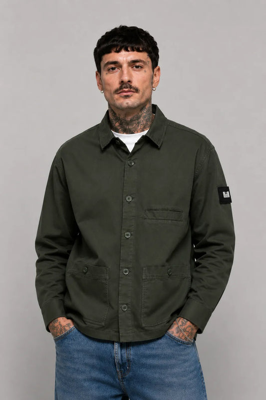 Weekend Offender Sobrecamisa Hombre Jerada Verde Who killed Bambi?