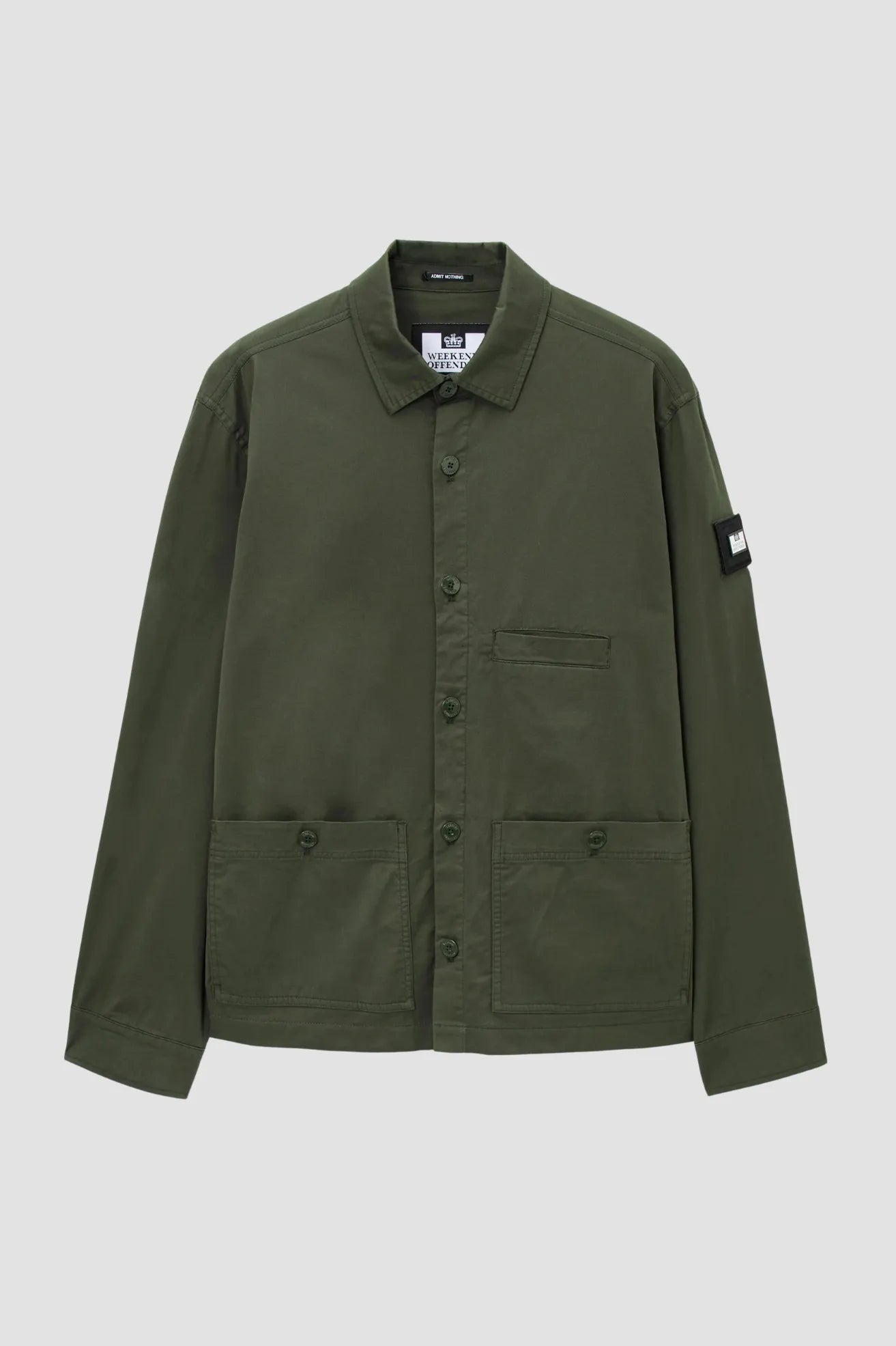 Weekend Offender Sobrecamisa Hombre Jerada Verde Who killed Bambi?