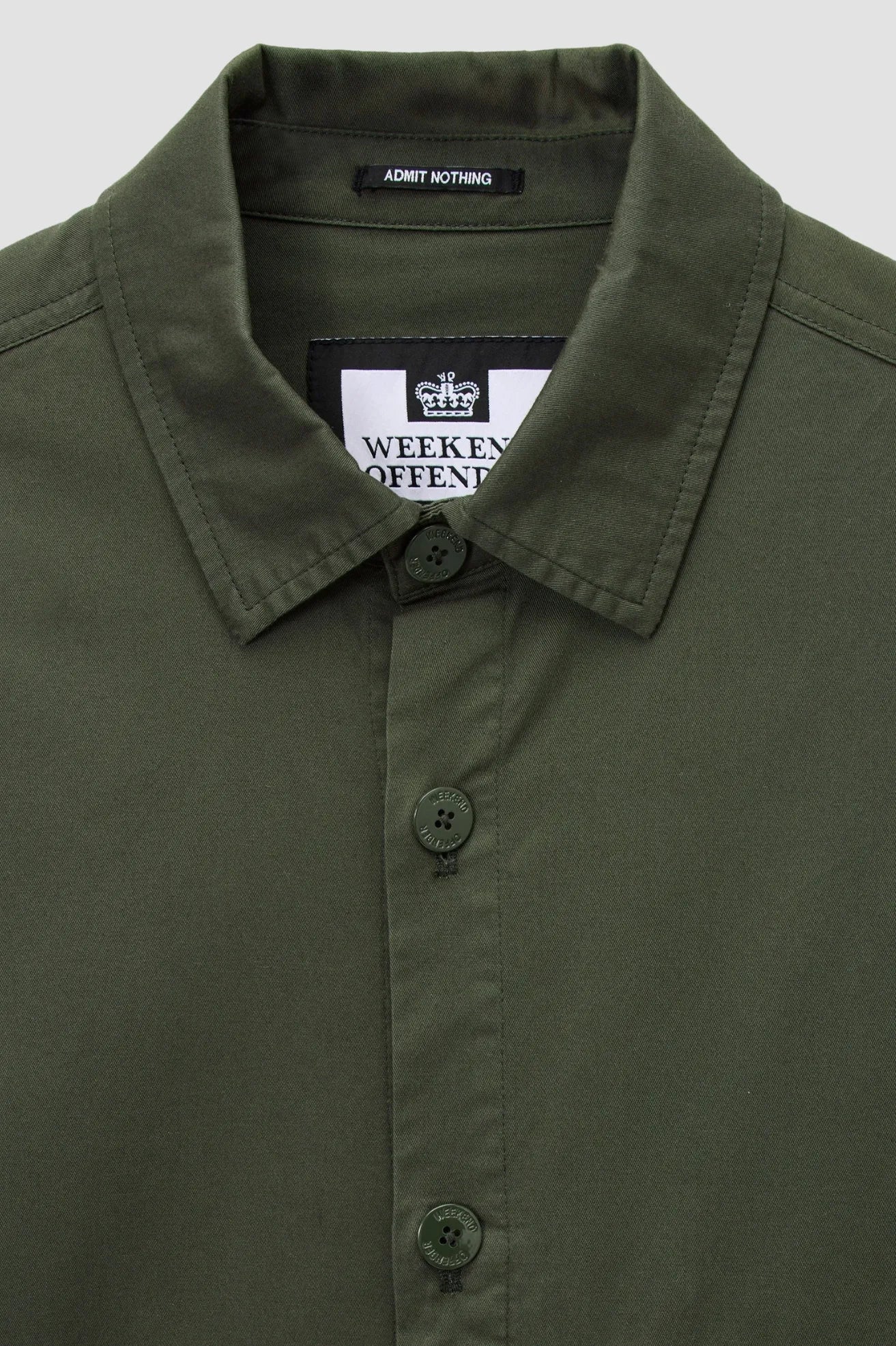 Weekend Offender Sobrecamisa Hombre Jerada Verde Who killed Bambi?