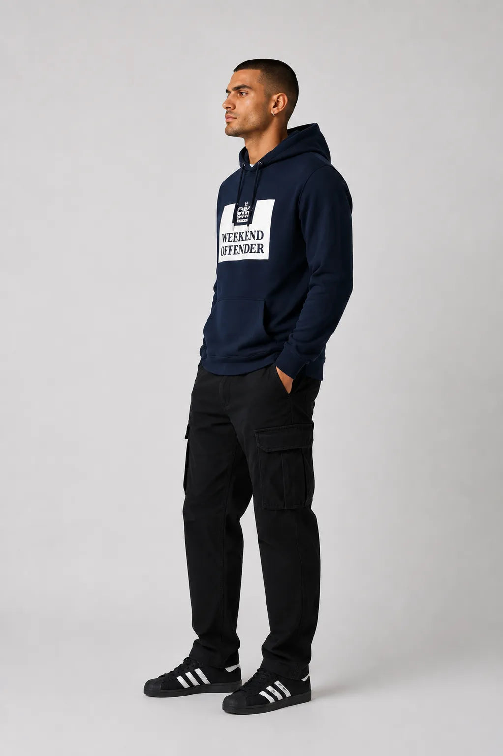 Weekend Offender Sudadera Hombre HM Service Azul Who killed Bambi?