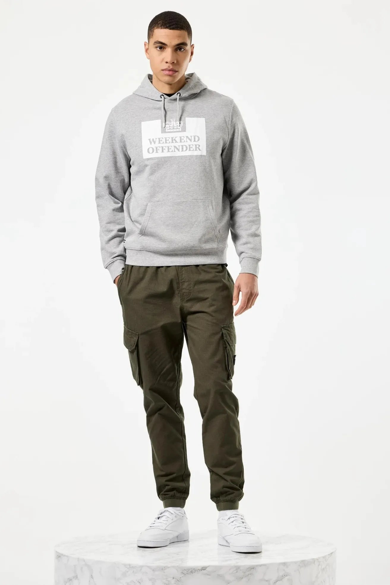 Weekend Offender Sudadera Hombre HM Service Gris Who killed Bambi?