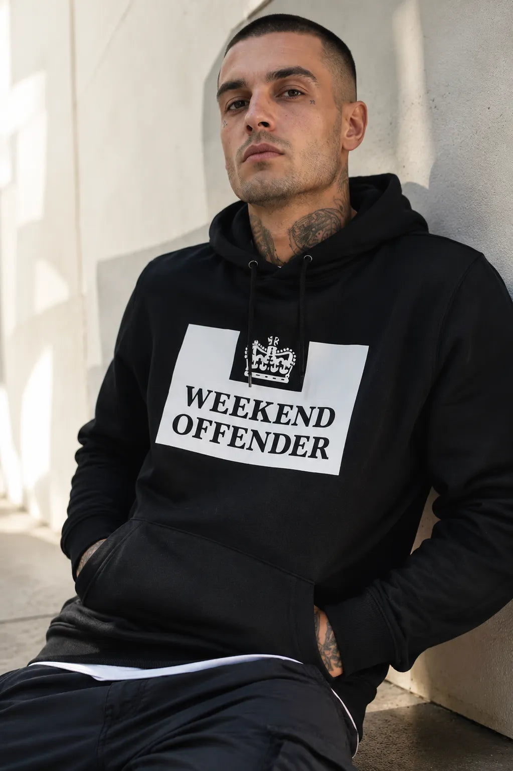 Weekend Offender Sudadera Hombre HM Service Negra Who killed Bambi?