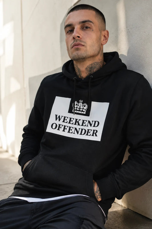 Weekend Offender Sudadera Hombre HM Service Negra Who killed Bambi?