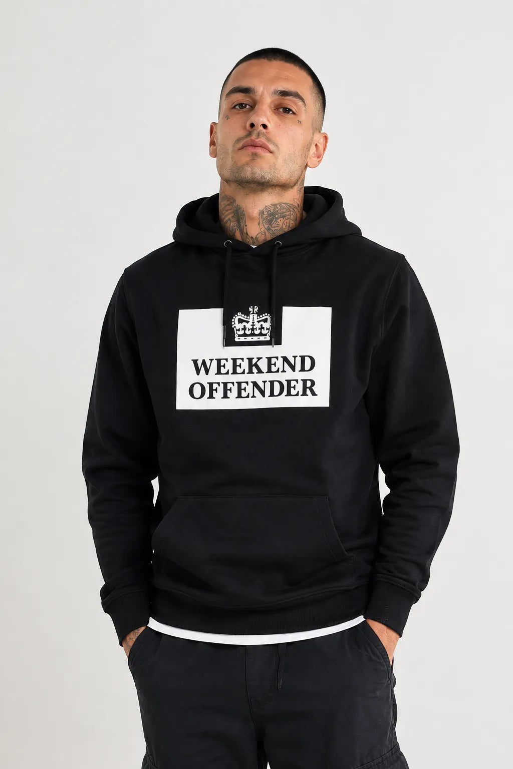 Weekend Offender Sudadera Hombre HM Service Negra Who killed Bambi?